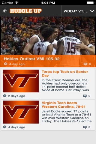 Huddle Up – Orange & Maroon Edition screenshot 2