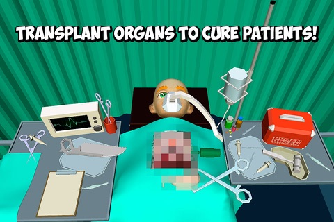 Crazy Doctor: Cartoon Surgery Simulator 3D screenshot 3