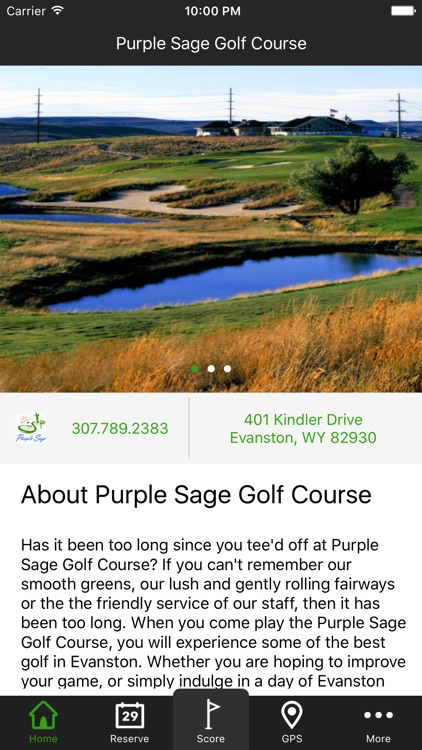 Purple Sage Golf Course - Scorecards, GPS, Maps, and more by ForeUP Golf