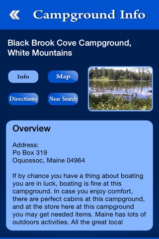 Maine Campgrounds & RV Parks screenshot 3