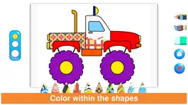 Game screenshot Little Trucks Colorbook Free by Tabbydo : Vehicles coloring app for kids & preschoolers mod apk