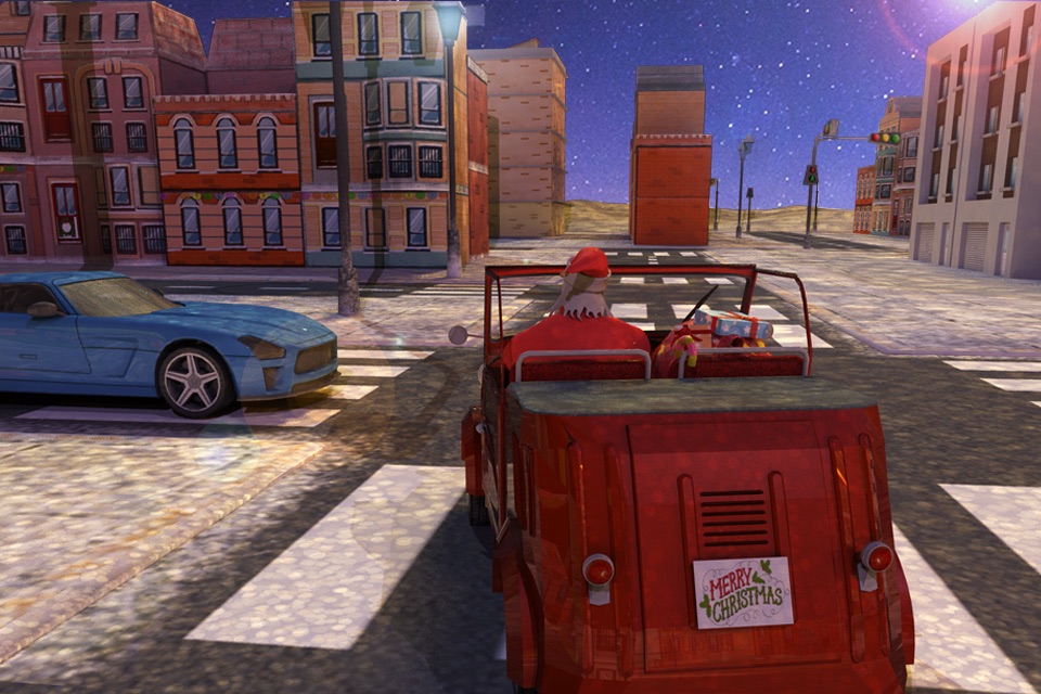 Christmas  Santa 3d kids Car Parking game screenshot 2