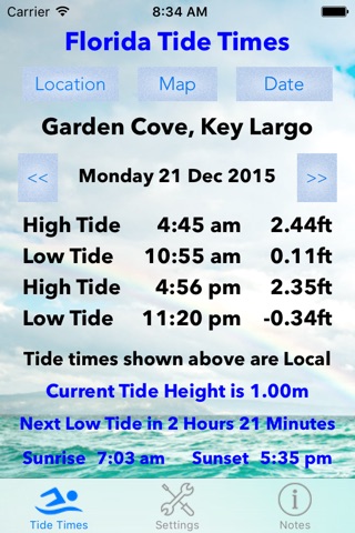 Florida Tide Times screenshot 4