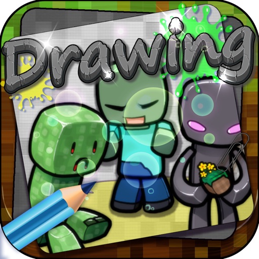 Drawing Desk Chibi Cartoon Draw and Paint Creator to Coloring Book - 