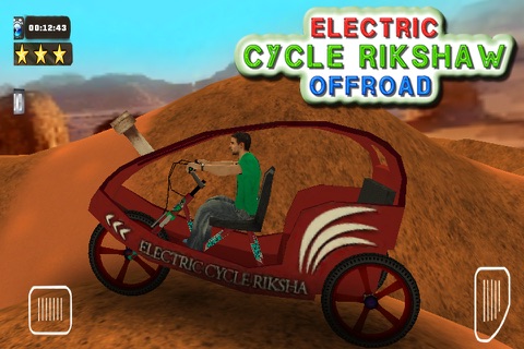 Electric Cycle Rickshaw Offroad screenshot 4