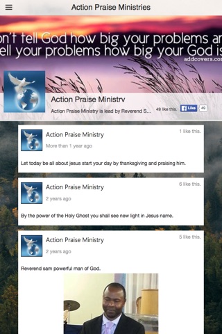 Action Praise Ministries screenshot 2