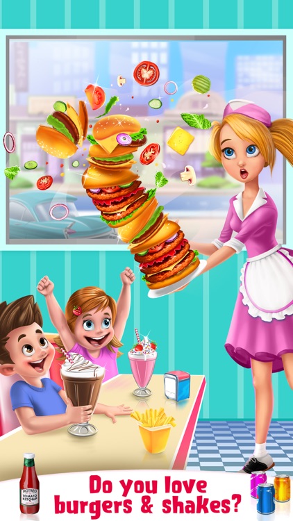Burgers & Shakes - Fast Food Maker