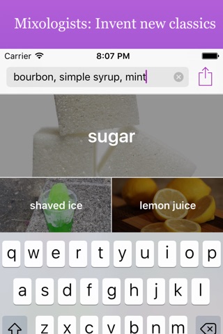 Whatgoeswith - The ingredient matchmaker for chefs, foodies, and mixologists screenshot 4