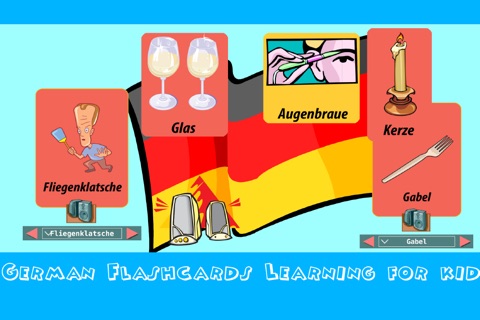 german flashcards -phonics reading educational games for kids screenshot 3