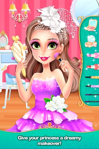 Princess Tea Party- Girls Makeup, Dressup and Makeover Game screenshot 2