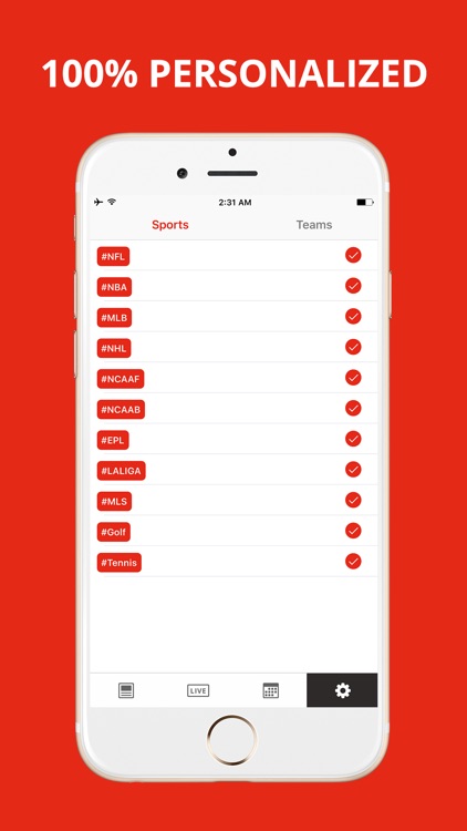 Sports Feed – News, Live Scores, Messaging, Highlights, Fantasy Stats for Football, Basketball, Baseball, Hockey, Soccer & College Teams screenshot-4