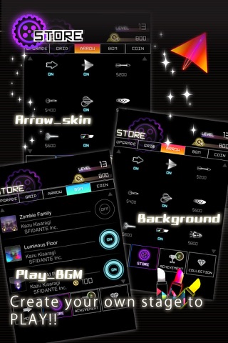 フリックアロー〜音と光のパズルゲーム〜 screenshot 3