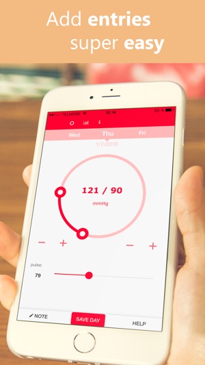 Easy Blood Pressure Diary(圖2)-速報App