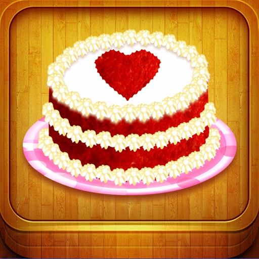 Red Velvet Cake Fun Girl Princess Cookie Free Games Icon