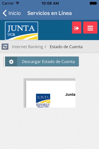 Junta UCR screenshot 4