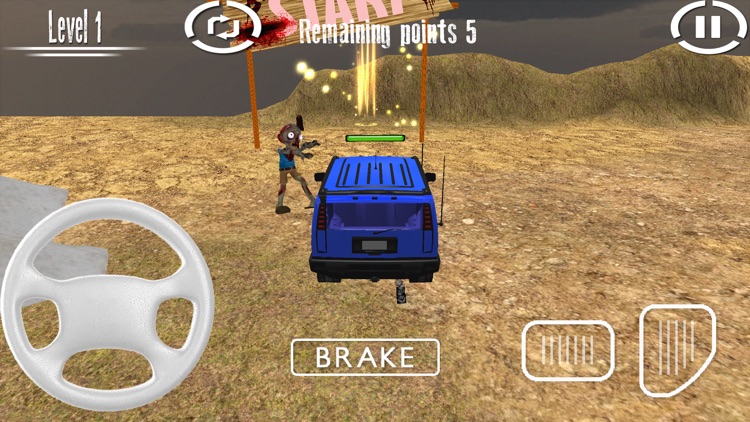 Zombie OffRoad Driver 3D - 4x4 Off Road Parking Simulator screenshot-4