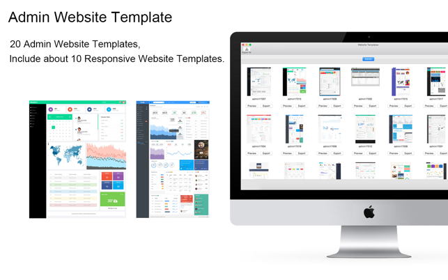 Website Template(Admin) With Html Files 