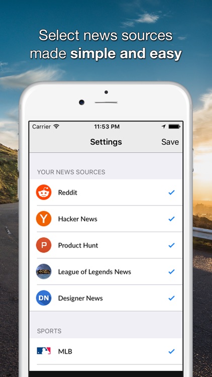 Glance - Personalized News From Your Favorite Sources