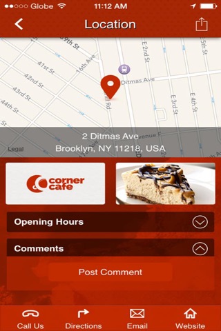 Corner Cafe Brooklyn screenshot 2