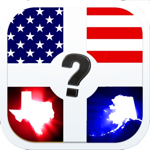 Quiz Pic - US States & Capitals. Educational Trivia Game For All Ages icon