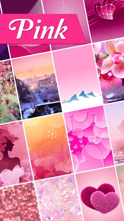 Pink Wallpapers, Themes & Backgrounds - Girly Cute Pictures Booth for Home Screen