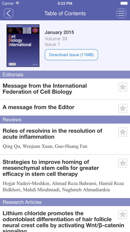Cell Biology International screenshot-3