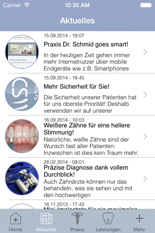 PraxisApp - Zahnarztpraxis Dr. Christoph Schmid M.Sc. screenshot 3