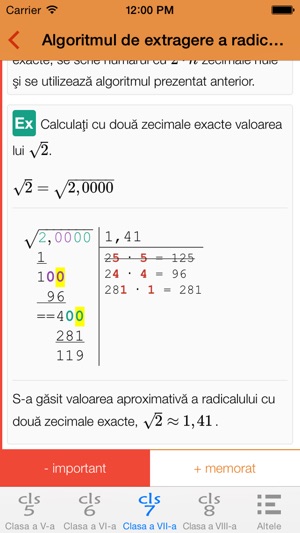 Mate10 Gimnaziu - formule matematice, teoreme, definiții, pr(圖4)-速報App