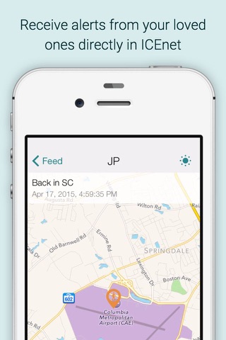 ICEnet - Private Location Sharing for Family & Friends screenshot 4