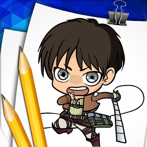 Step by Step Draw for Attack on Titan Icon