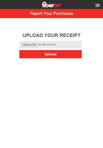 Fiberon Rewards Easy Upload App screenshot 3