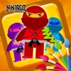 Coloring Game For Kids Lego Ninja Go Edition