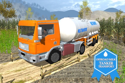 Off Road Milk Tanker Transport-er Sim-ulator screenshot 3