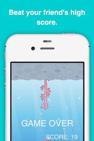 Flappy Shrimp - simple and fun casual game screenshot 2