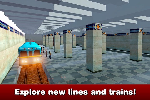 Subway Train Simulator 3D: Moscow Metro Full screenshot 3