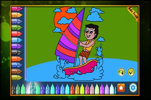 Coloring Book Beach screenshot 4
