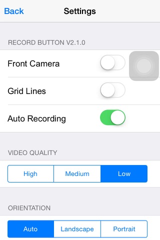 Record Button+: One Touch Video Capture screenshot 3