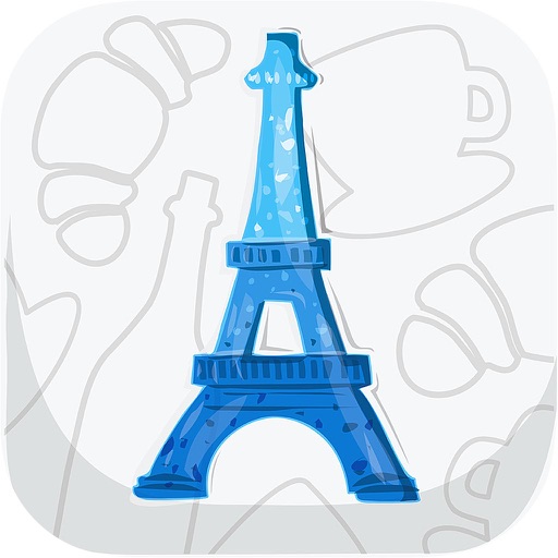 Paris, Paris guide with offline city map icon