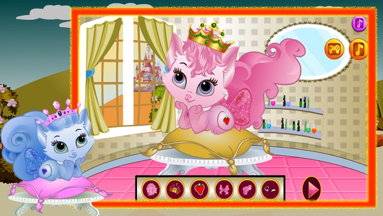 Pet Caring Princess Cute Kitty screenshot-3