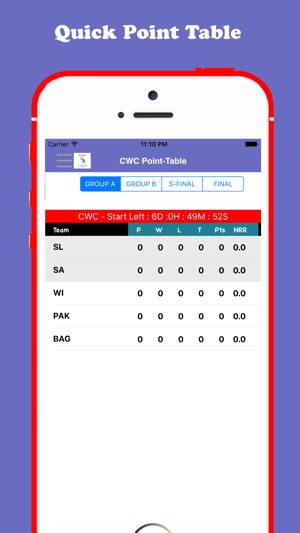 World Cup T20 Schedule Edition - CWC(圖5)-速報App