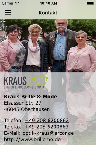 Kraus Brillen & Modefachgeschäft screenshot 2