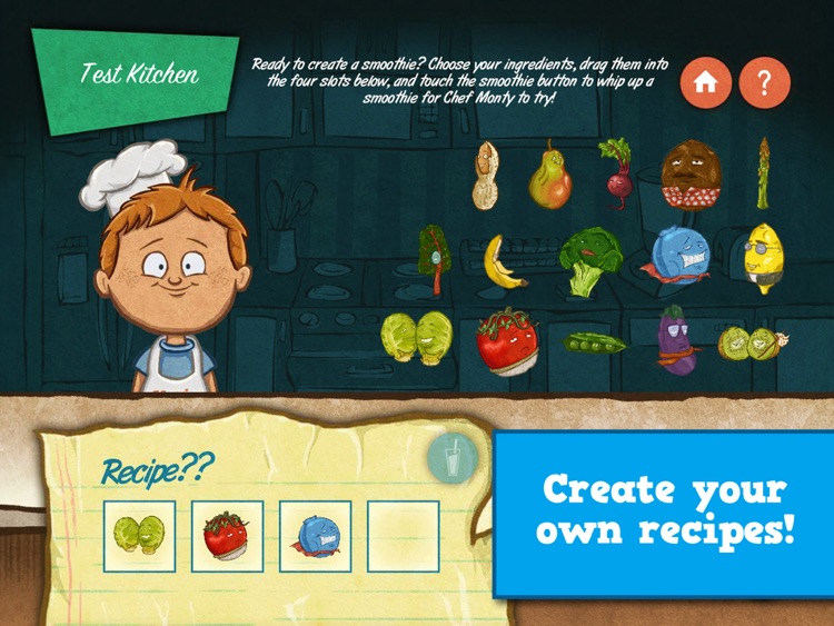 Veggie Bottoms Kitchen – The Fun Kids Cookbook screenshot-3