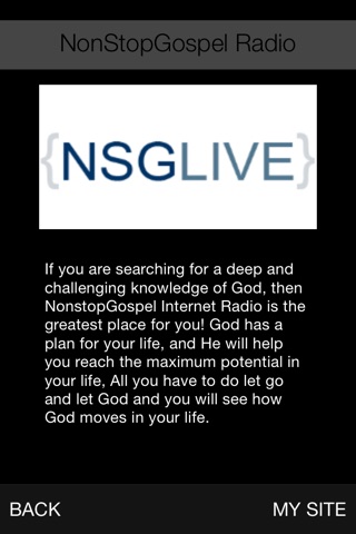 NonStopGospel Radio screenshot 3