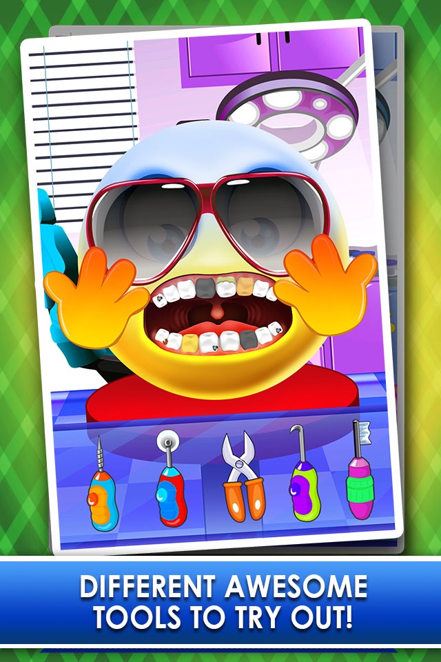 Emoji Dentist Doctor Salon - little spa kids games! screenshot 2