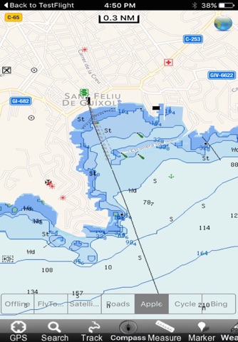 Costa Brava GPS outdoor Charts screenshot 3