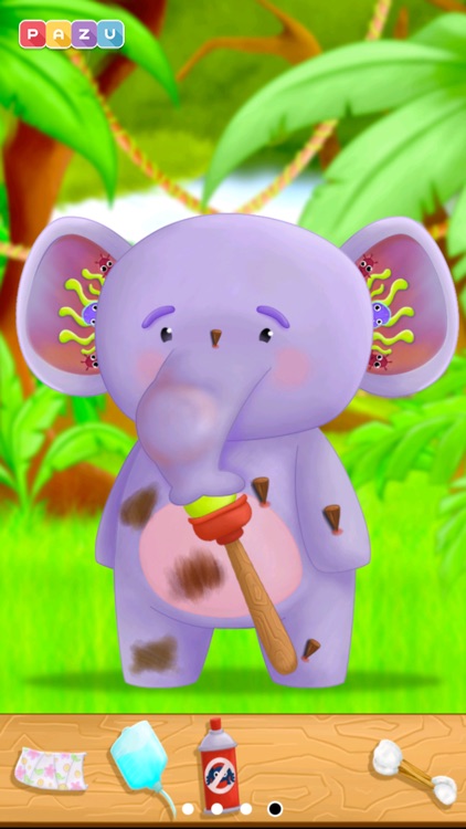 Jungle Care Taker - Kid Doctor for Zoo and Safari Animals Fun Game, by Pazu screenshot-3