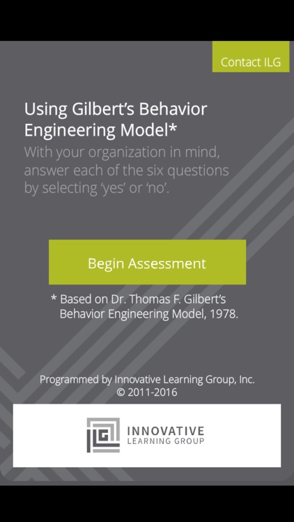 Using Gilbert's Behavior Engineering Model