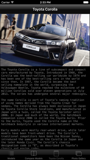 Specs for Toyota Corolla E170 2012 edition(圖4)-速報App