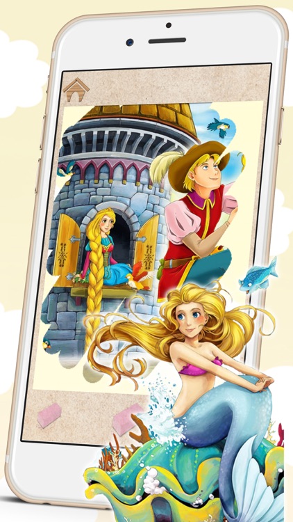 Scratch classic fairy tales – discover Cinderella, Snow White or Rapunzel in this free game for boys and girls