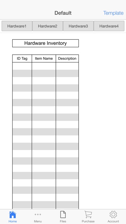 Business Inventory Log
